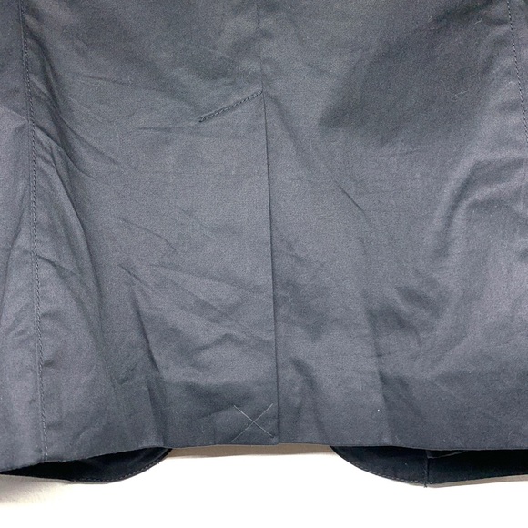 Express Ruched Sleeve Studded Black One Button Blazer - Picture 8 of 8